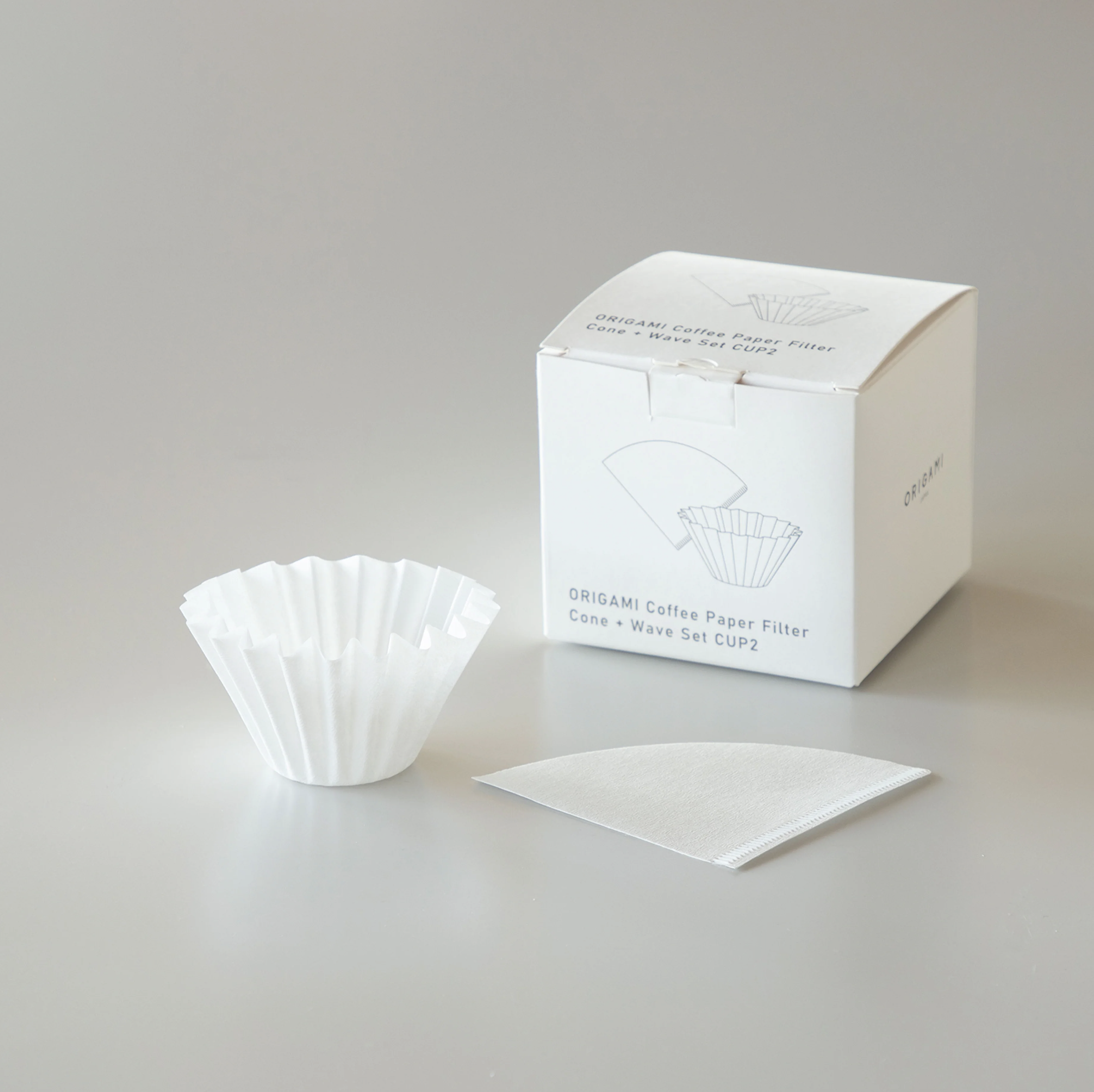 Хартиен филтър за приготвяне на филтърно кафе - Origami - 50 бр.
